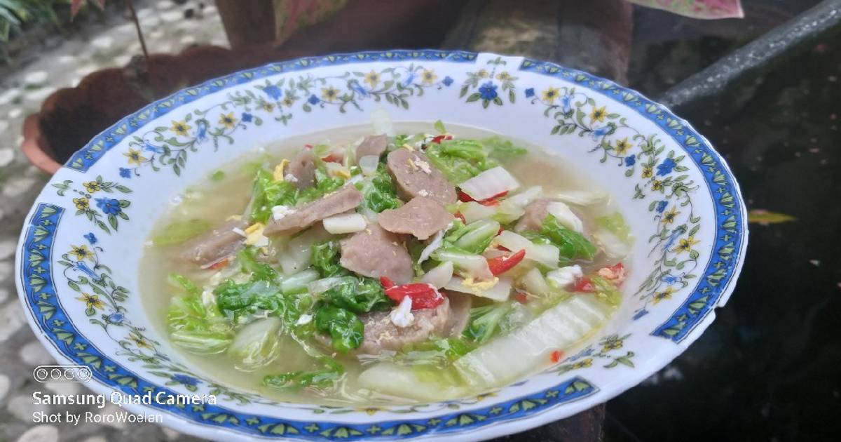 Resep Sawi Putih Baso Telur Oleh Roro Woelan Cookpad