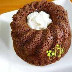 A picture of Low-Sugar Microwave Okara Pound Cake (Cocoa).