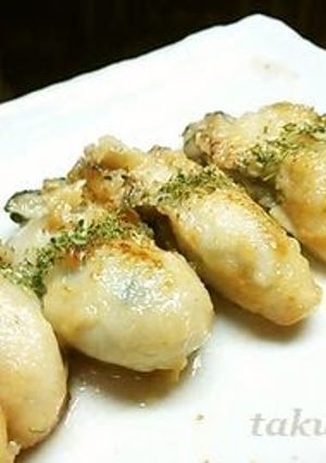 A picture of Oysters Sautéed in Miso-Butter.