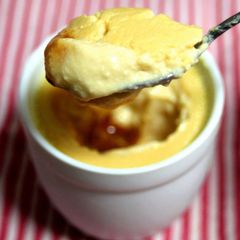 A picture of Melting Cheesecake Pudding.