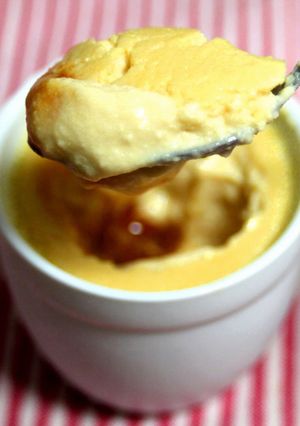 A picture of Melting Cheesecake Pudding.