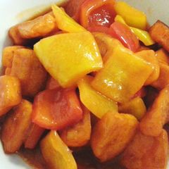 A picture of Sweet and sour bean curd.