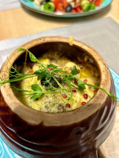 Фото Картопля запечена у горщику🥘.
