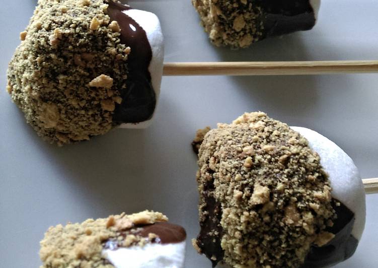 Steps to Prepare Ultimate Smores Pops