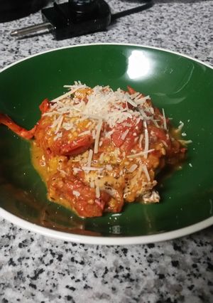 A picture of Roasted Sweet Pepper Chicken Marinara.