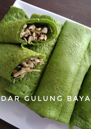 Foto resep Dadar Gulung Bayam
