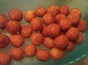 Uma foto de queijo croquete
