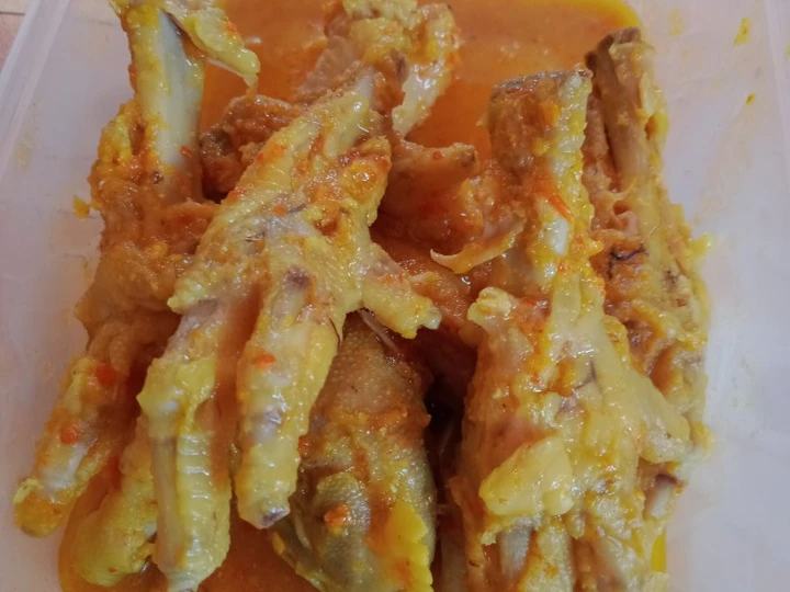 Cara Gampang Membikin Resep Ceker kuah mercon kuning yang Uenak Anti Ribet, Mantap