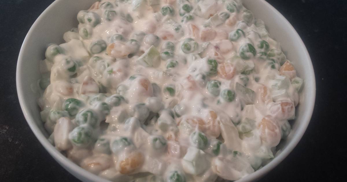 Pea and peanut salad Recipe by Mrsrachaelr Cookpad