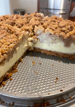 Foto resep Apple Crumble Cheesecake