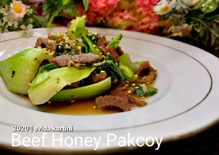 Resep Beef Honey Pakcoy Anti Gagal