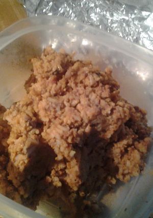 A picture of Rice and beans.