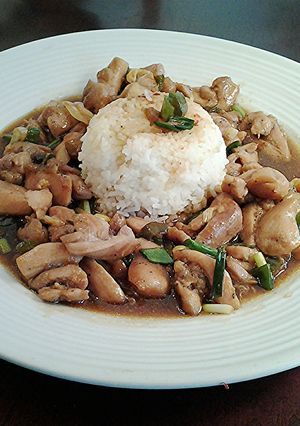 A picture of Black Pepper Chicken.