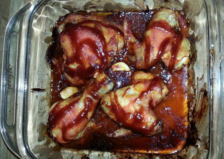 Recipe of Super Quick Homemade Sweet and spicy baked chicken