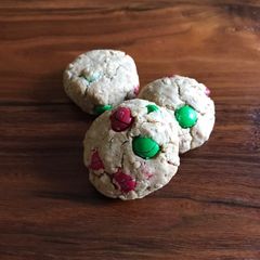Whole Wheat M&M Oatmeal Cookies A picture of Whole Wheat M&M Oatmeal Cookies.