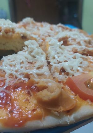 Foto resep Pizza teflon (takaran sendok)