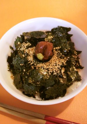 A picture of Okara & Nori Chazuke Rice Bowl Soup.
