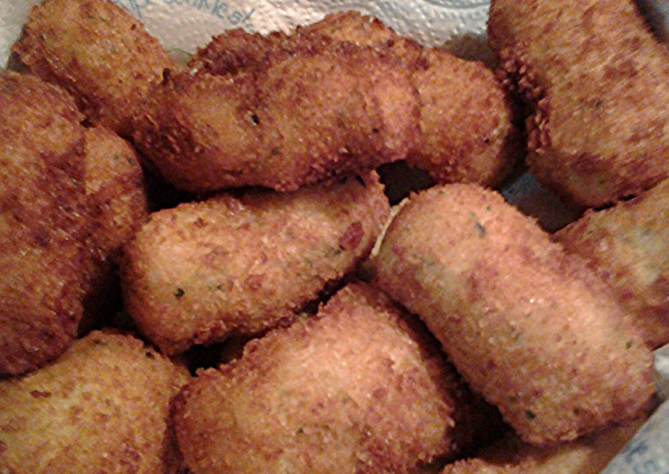 Kartoffelkroketten/ Potato croquettes