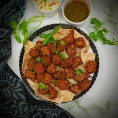 A picture of Kuttu ki pakore.
