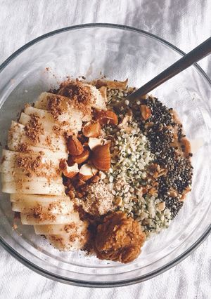 Hình của món 🥜Yến Mạch Eat Clean.
