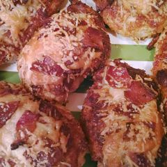 A picture of Screw Your Diet Chicken!! (Bacon,Asiago and Parmesan Chicken).