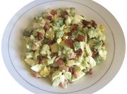 A picture of avocado bacon