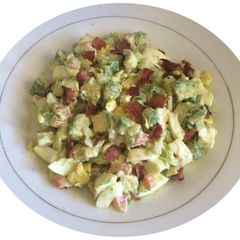 A picture of Bacon, Eggs Avocado Salad.
