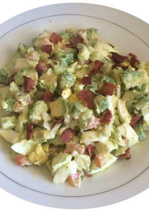 A picture of Bacon, Eggs Avocado Salad.