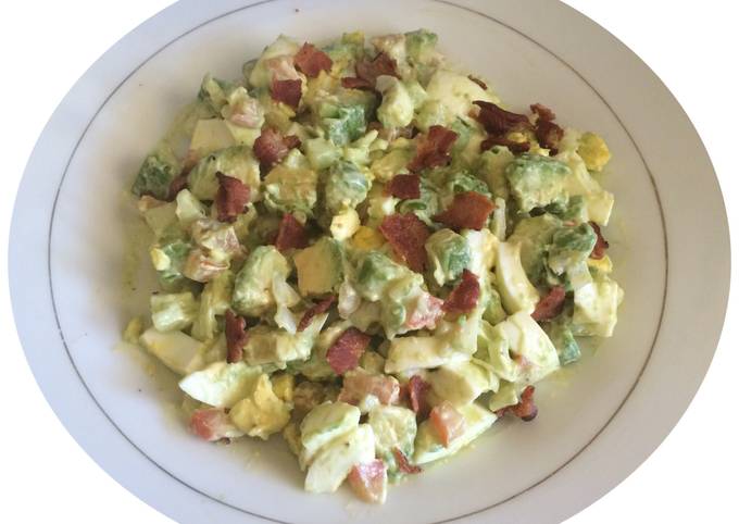 Bacon, Eggs Avocado Salad