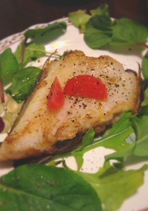 A picture of Easy Tonguefish Poêlé with Lemon Butter Sauce.