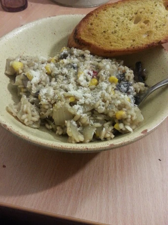Recipe Mushroom and sweetcorn risotto the Can Spoil the Tongue Perfect