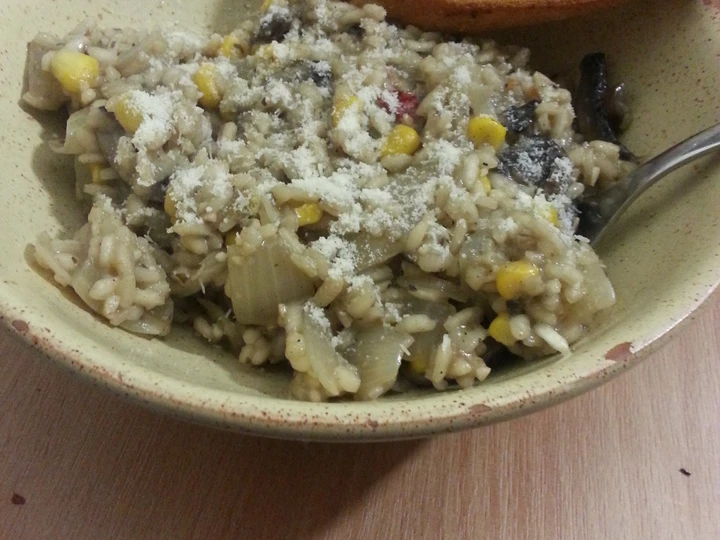 Recipe Mushroom and sweetcorn risotto the Can Spoil the Tongue Perfect