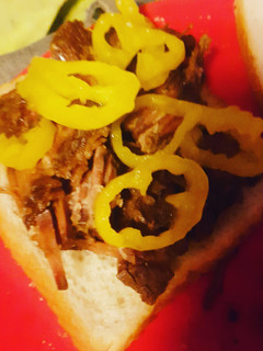 A picture of Italian Beef Crockpot Style.