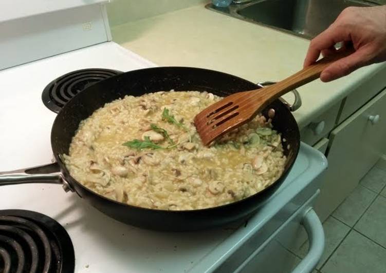 Simple Way to Prepare Quick Mushroom Risotto