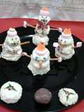 Ladybirds Christmas Snowman and Christmas Pudding Truffles