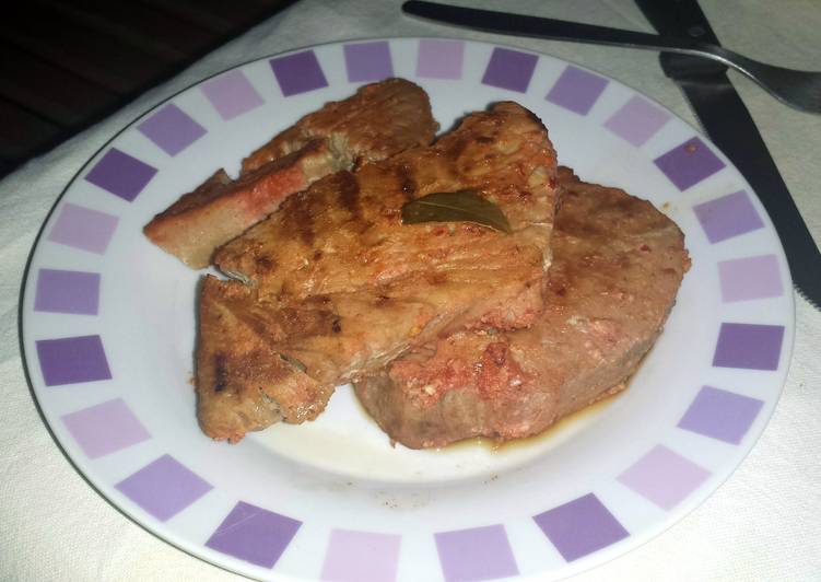 Recipe of Super Quick Homemade Grilled Tuna Steaks