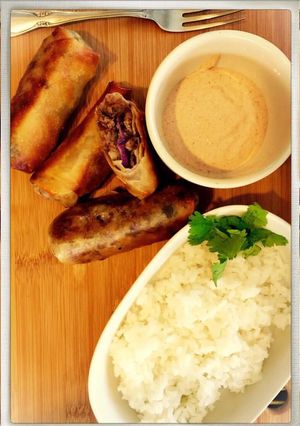 A picture of Groundie Rolls With Chipotle Dipping Sauce.