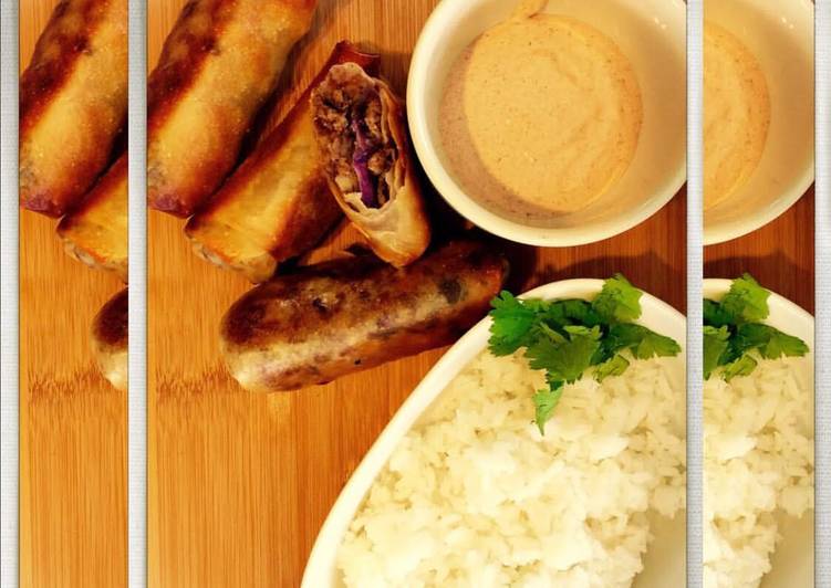 Recipe of Speedy Groundie Rolls With Chipotle Dipping Sauce