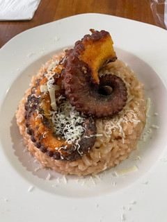 Una foto de Risotto de pulpo