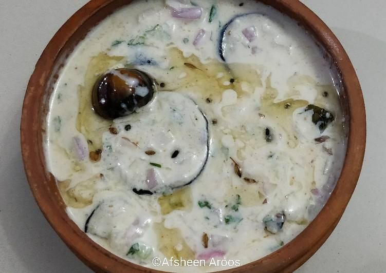 Baigun/ Brinjal Raita