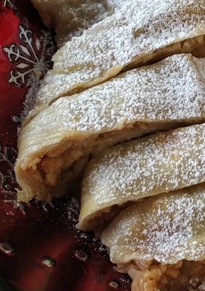Ahogy a mama csinálta: Túrós és almás rétes 💠 recept fotója