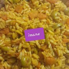 ارز باللحم والزيتون-レシピのメイン写真