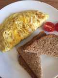 Omelette mit Tomate 🍅 und Mozzarella