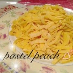 A picture of Homemade Pasta in a Bread Maker.