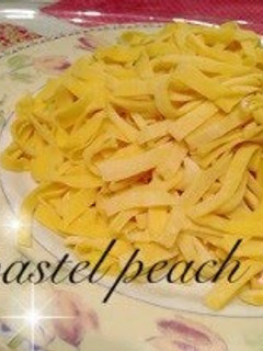 A picture of Homemade Pasta in a Bread Maker.