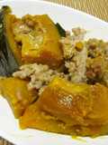 Simmered Ground Meat and Kabocha Squash