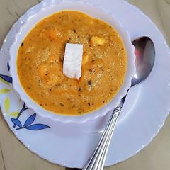 A picture of Paneer butter masala.