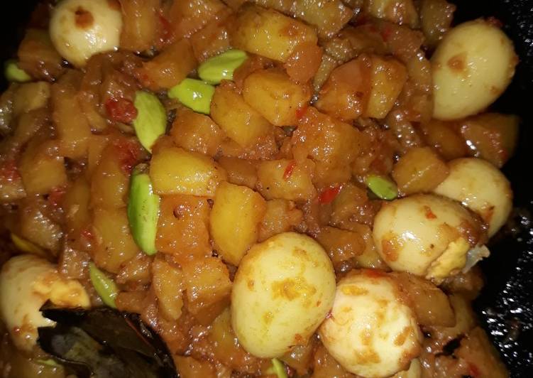 Cara Gampang Membuat Sambal Goreng Kentang Telur Puyuh, Lezat