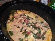 A picture of crock pot chicken cubes