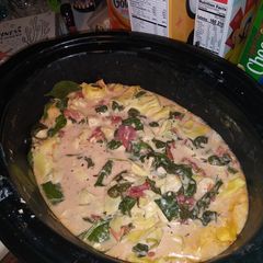 Crockpot Tortellini Soup A picture of Crockpot Tortellini Soup.